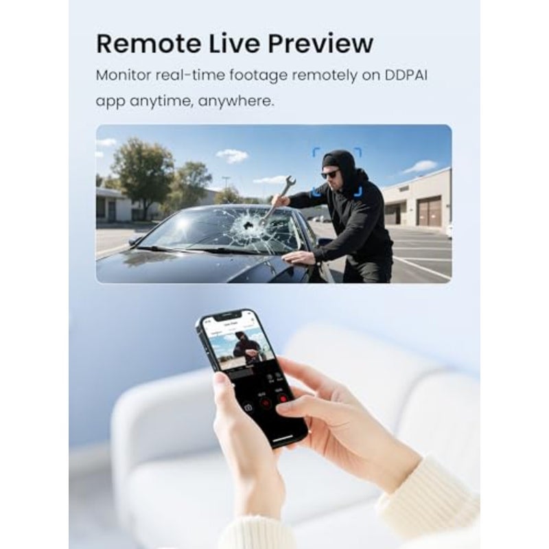 4G Cloud Box لـ Z60، Z60 Pro، Z50 Pro Dash Cam، مراقب وقوف السيارات عن بعد، عرض مباشر عن بعد، تنبيهات الحوادث، نظام تحديد المواقع العالمي (GPS)، تحديد الموقع الجغرافي، التخزين السحابي، الاستيقاظ عن بعد، التحكم في التطبيق - Image 2