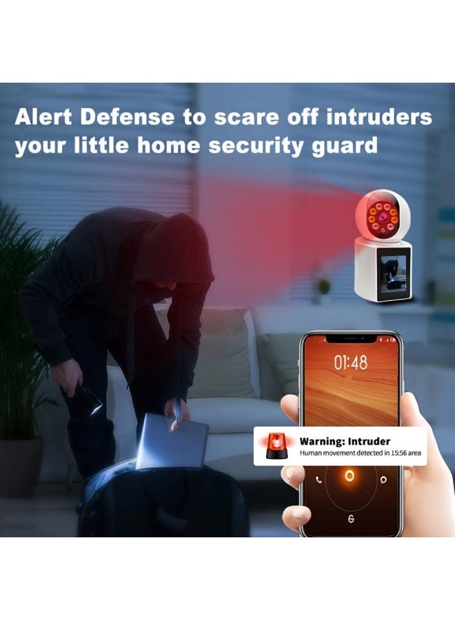 MUNTAQI 1080P WiFi HD Camera for Video Calling – Wireless Smart Webcam with Microphone, Wide-Angle Lens, Night Vision, Motion Detection – Compatible with Zoom, Skype, PC, Laptop, Android, iOS - Image 2