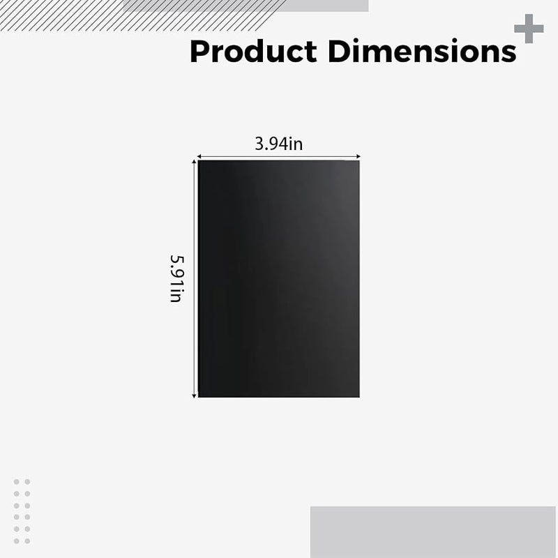 32 Pack Black Garage Door Panels 15 X 10 Cm Strong Attachment Kit - Image 5