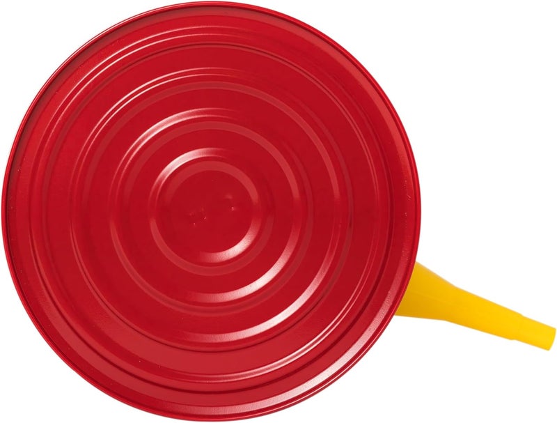 Eagle 25 Gallon Type I Red Safety Gas Can for Gasoline with Flame Arrester SelfClosing Lid and F15 Funnel Made in the USA Galvanized Steel Flammable Storage Can UI25FS - Image 4