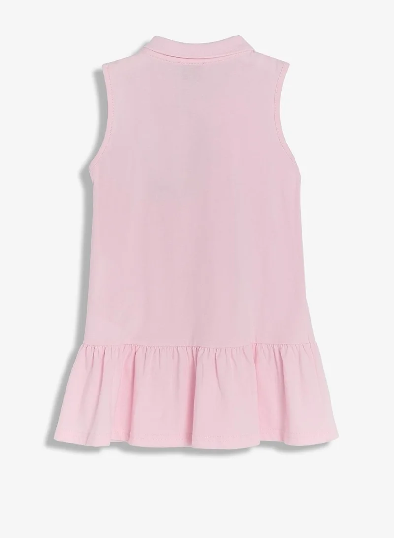 Pinata  Cute Bunny Printed Pink Polo Dress for Women | Best Price UAE