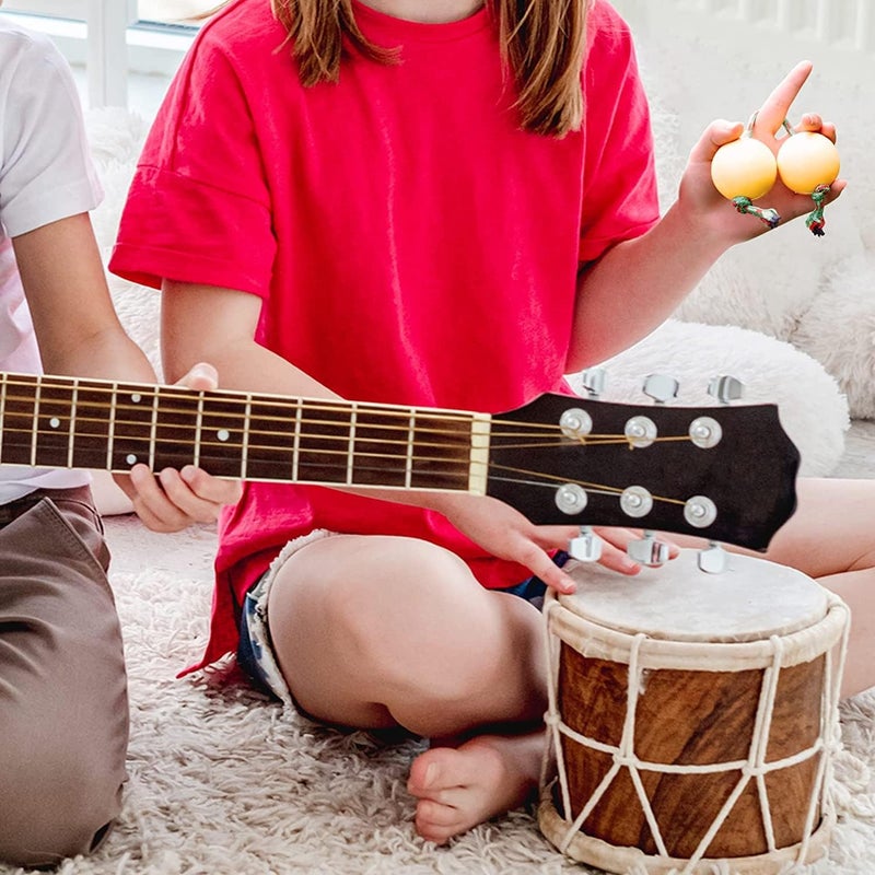 woobles Aslatuas Rhythmic Ball, Kashaka Instrument, Kashaka Music Egg Shaker, Asalato Instrument, Cas Cas Instrument, Kosh Kash Instrument (1pcs,White) 1pcs White - Image 4