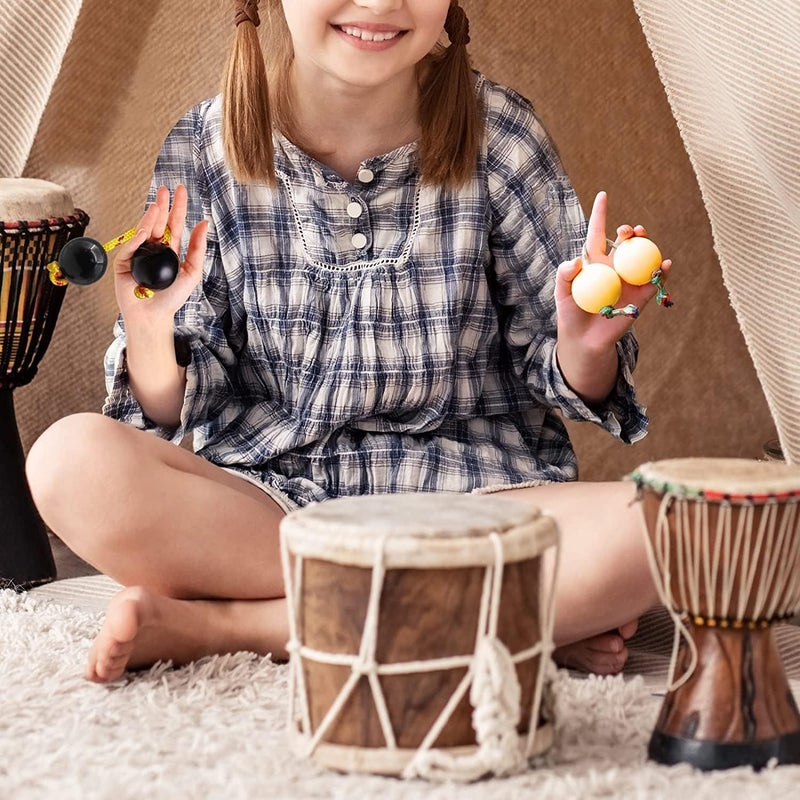 woobles Aslatuas Rhythmic Ball, Kashaka Instrument, Kashaka Music Egg Shaker, Asalato Instrument, Cas Cas Instrument, Kosh Kash Instrument (1pcs,White) 1pcs White - Image 2