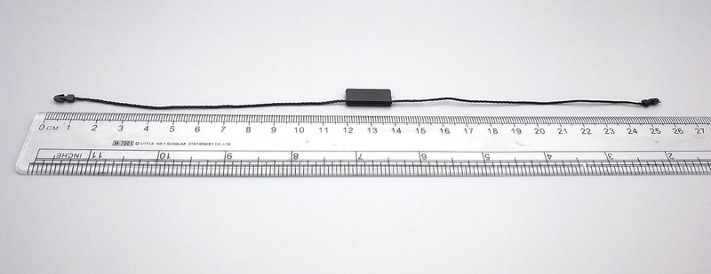 Red Dot Gift Tag Strings, 10 Inch White Nylon Snap Lock Pin - 1000 Pcs Plastic Tag Fastener Hook Ties - Image 2
