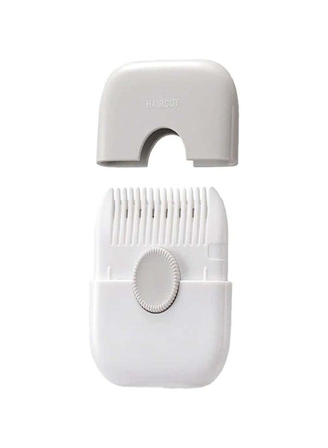 2-in-1 Hair Trimming and Thinning Comb - Dual-Sided Razor with Sharp Edges for Cutting and Styling (Grey) - Image 1