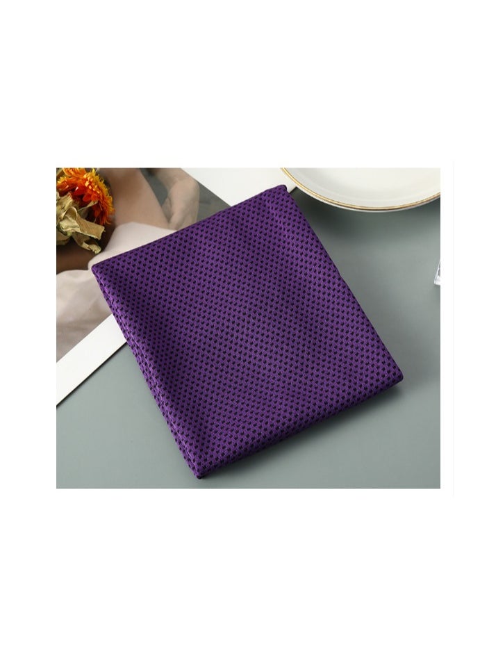 Generic Quick Drying Absorbent Towel, Yoga Fitness Absorbent Towel, 30 * 90cm Purple Cooling Towel With Silicone Portable Storage Box  - Image 1