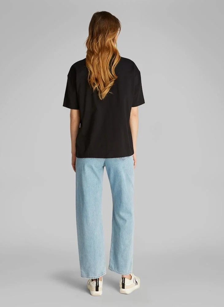 كالفن كلاين جينز Logo Crew Neck T-Shirt
