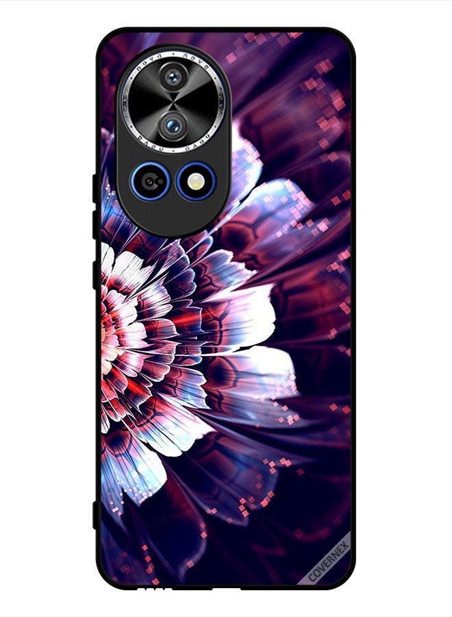 Covernex Protective Case Cover For Huawei nova 12 Pro Reflected Big Flower On Left Side - Image 1