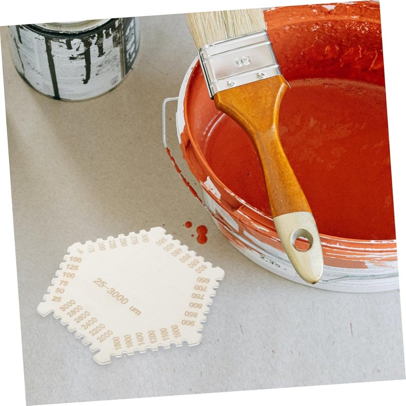 Stainless Steel Wet Film Thickness Gauge Accurate Hex Measurement Tool for Welding - Image 4