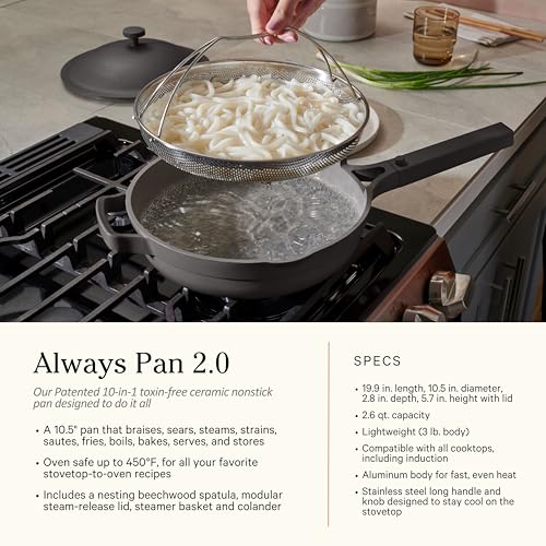 Our Place Cookware Set - 13-Piece Kit Including the Always Pan, Perfect Pot and Spatulas | Multifunctional, Toxin-Free Nonstick | Heat Safe up to 450°F | Oven, Stove, Induction Compatible | Sage - Image 3
