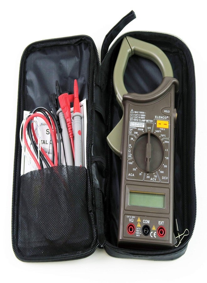 Elenco ST-1012 Digital AC Clamp Meter, 600-Amp - Image 4