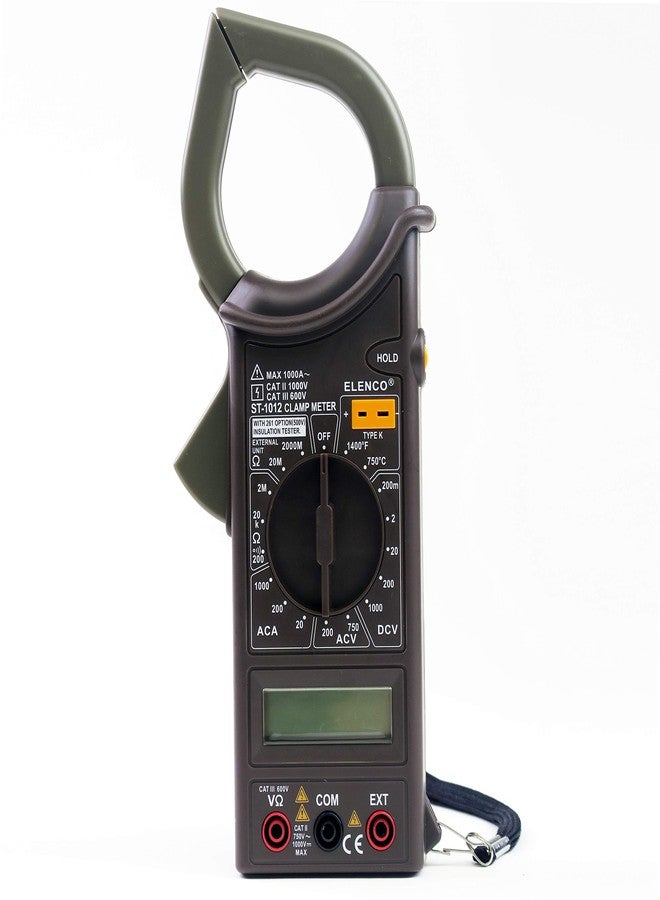 Elenco ST-1012 Digital AC Clamp Meter, 600-Amp - Image 5