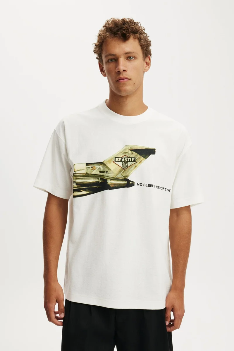 Cotton On Beastie Boys Box Fit Music T-Shirt