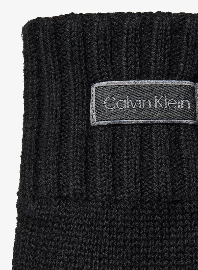 Calvin Klein  Knit Cotton Logo Gloves for Men | Best Price UAE