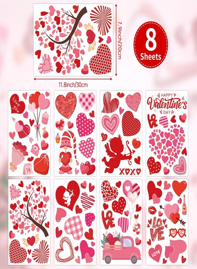 Zevulizen Valentine’s Day Decor Window Clings (Valentine's Day Window Clings) - Image 3