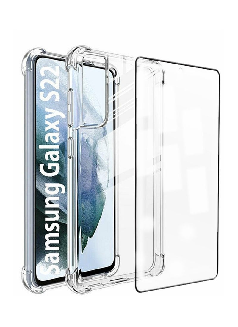 Max & Max - Max & Max Screen Protector with Case Clear For Galaxy S22 - Image 1