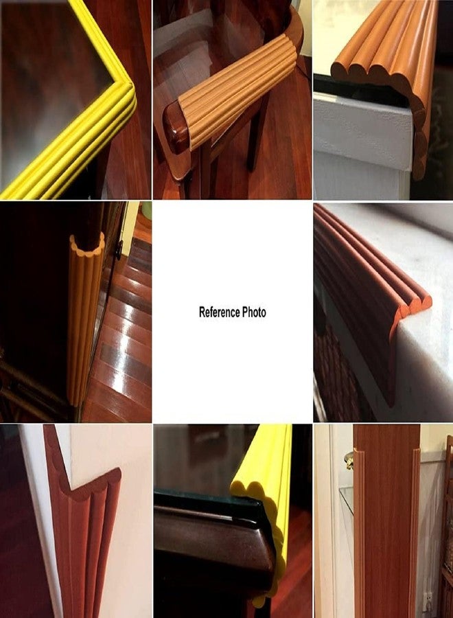 OLWICK® Baby Proofing Tape - 1 Pcs Extra Thick Furniture Edge Protector Strip | High-Density Foam Cushion | Baby Corner Protector for Safety | 6.5 Ft Bumper for Table, Wall (Yellow) - Image 2