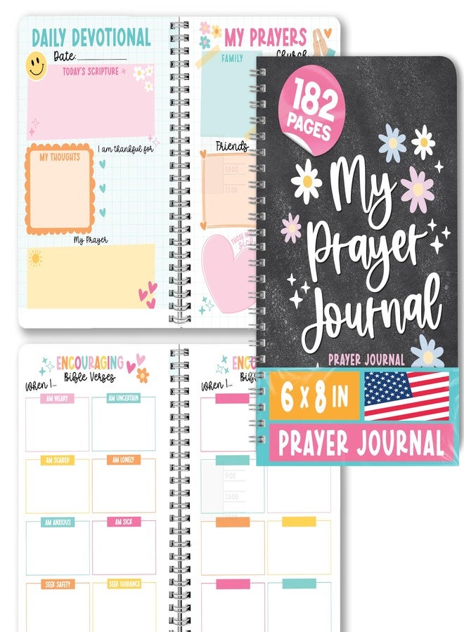 Hadley Designs Guided Prayer Journal For Woman - Daily Prayer Journals For Women, Mens Devotionals Journals, Daily Devotional Journal For Women, Devotional Notebook, Chalkboard Religious Gifts - Image 1