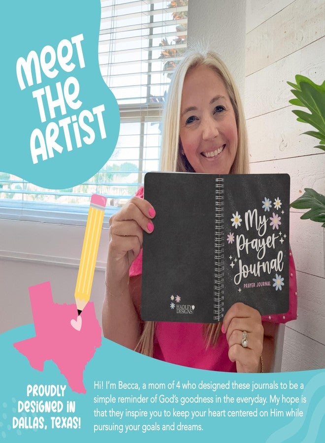 Hadley Designs Guided Prayer Journal For Woman - Daily Prayer Journals For Women, Mens Devotionals Journals, Daily Devotional Journal For Women, Devotional Notebook, Chalkboard Religious Gifts - Image 2