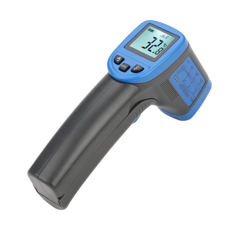 Non Contact Thermometer: High Quality Durable Construction - Nonslip Handle Infrared Thermometer With White LCD Backlight for Industrial HVAC Food Use - Image 4