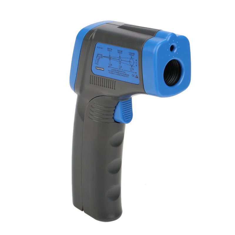 Non Contact Thermometer: High Quality Durable Construction - Nonslip Handle Infrared Thermometer With White LCD Backlight for Industrial HVAC Food Use - Image 5