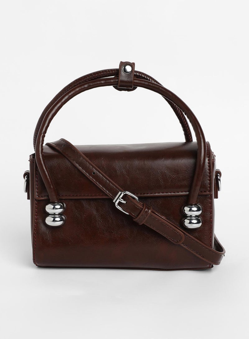 Haute Sauce Women's The Orb Mini Sling Bag - Coffee Brown  - Image 4