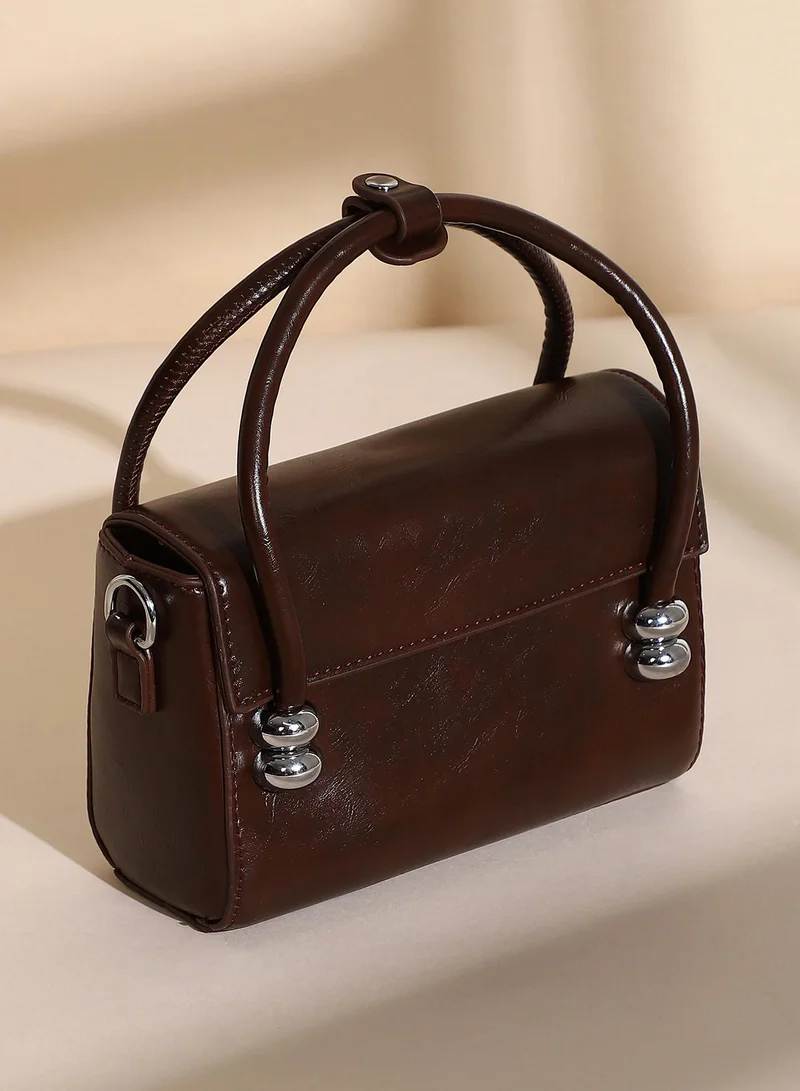 Haute Sauce Women's The Orb Mini Sling Bag - Coffee Brown