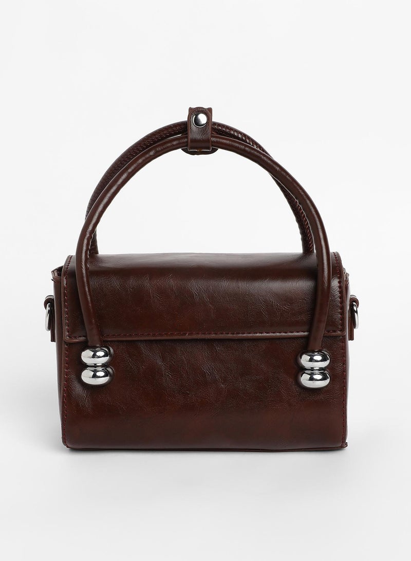 Haute Sauce Women's The Orb Mini Sling Bag - Coffee Brown  - Image 5