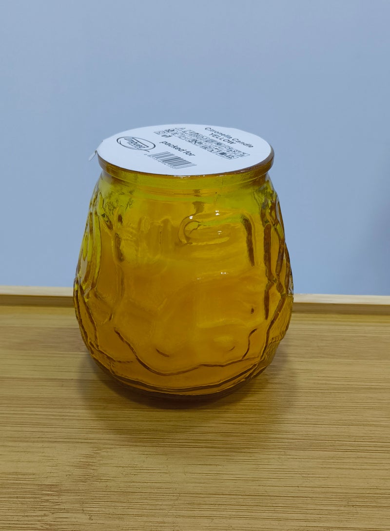 Citronella Scented Candle – Glass Jar, Mosquito Repellent  - Image 1