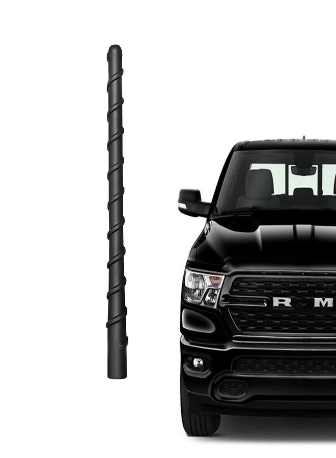 AMFRNE for RAM Truck Short Antenna 2011-2024 Fit for RAM 1500 2500 3500 4500 5500 | 7" Spiril Flexible Rubber Antenna, Optimized AM/FM Radio Reception | for Dodge RAM Radio Accessories - Image 1