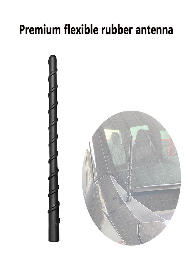 AMFRNE for RAM Truck Short Antenna 2011-2024 Fit for RAM 1500 2500 3500 4500 5500 | 7" Spiril Flexible Rubber Antenna, Optimized AM/FM Radio Reception | for Dodge RAM Radio Accessories - Image 3