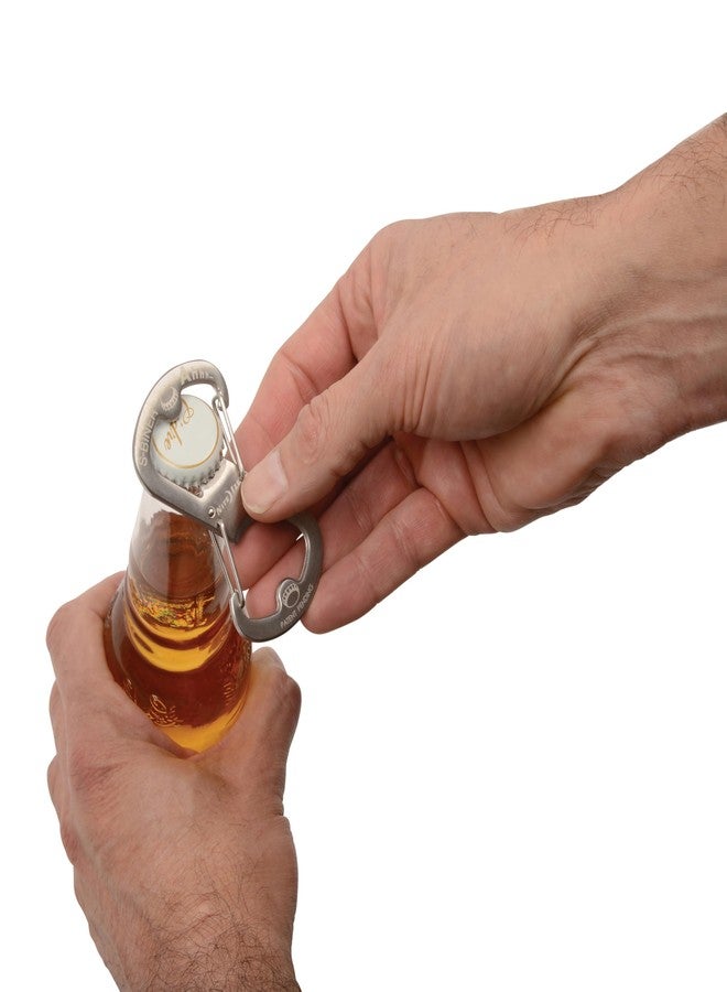 Nite Ize Ahhh Dual Bottle Opener, S-Biner Dual Carabiner with Double-Sided Bottle Openers, Stainless Steel - Image 4