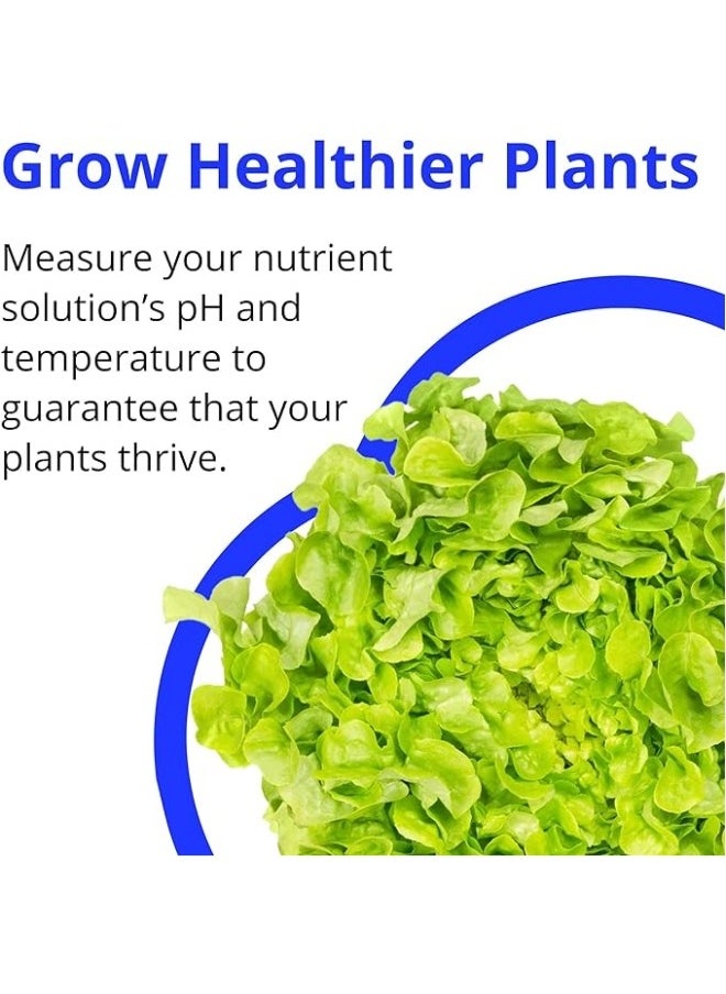 General pH Pen-Digital pH Tester - Reliable & Accurate for High Yield Crops - Hand-Held Meter - Measures pH & Temperature in Solutions and Soil Solutions - Optimize Plant Health & Performance  - Image 4