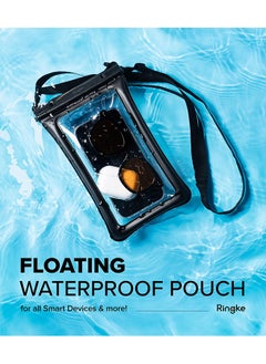 Ringke Waterproof Phone Pouch Floating [Air Pockets] Waterproof Phone Case Compatible with iPhone , Dry Bag Designed for Samsung Galaxy  Pixel 7 pro - Black  - Image 2