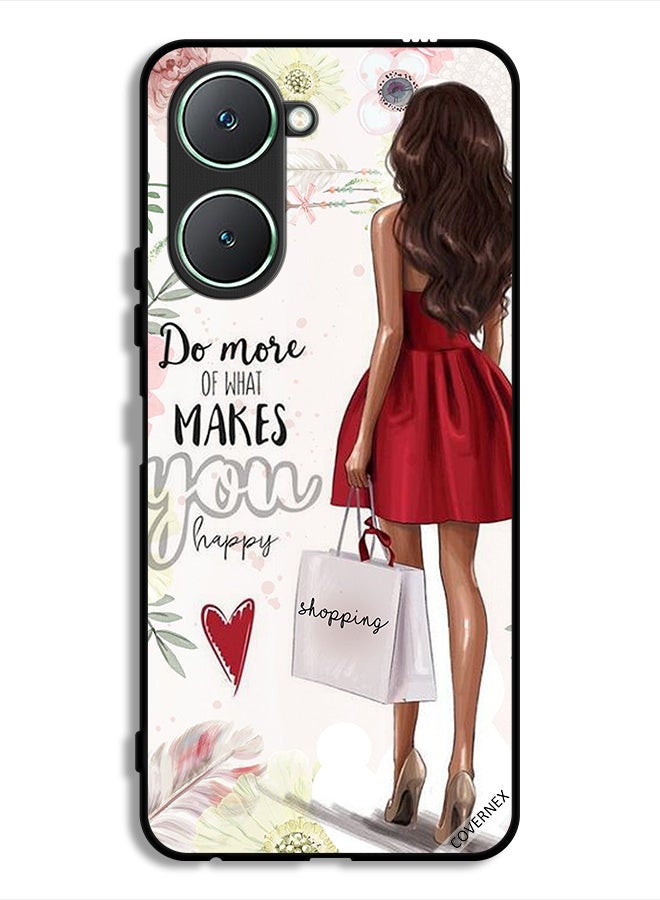 Covernex Vivo Y18i 4G Protective Case Cover Do More Of What Makes You Happy - Image 1