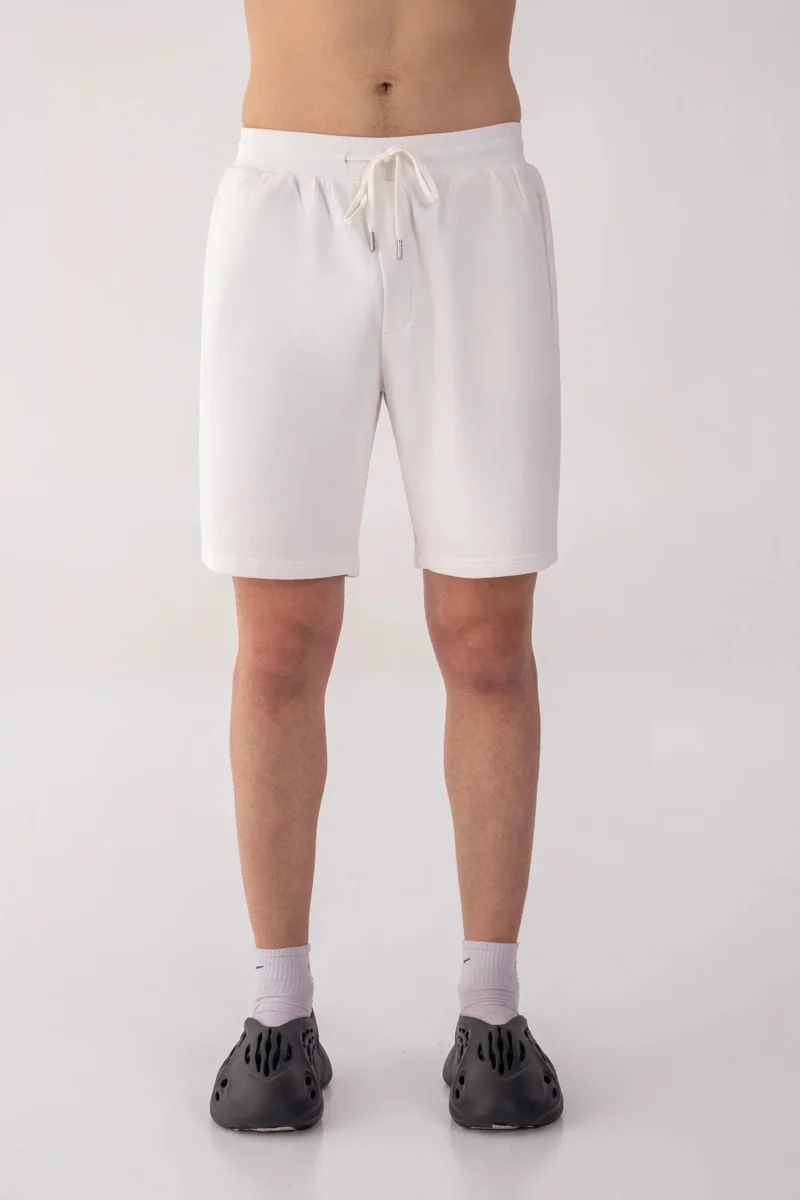 Esso5  Cross stitch logo shorts for Men | Best Price UAE