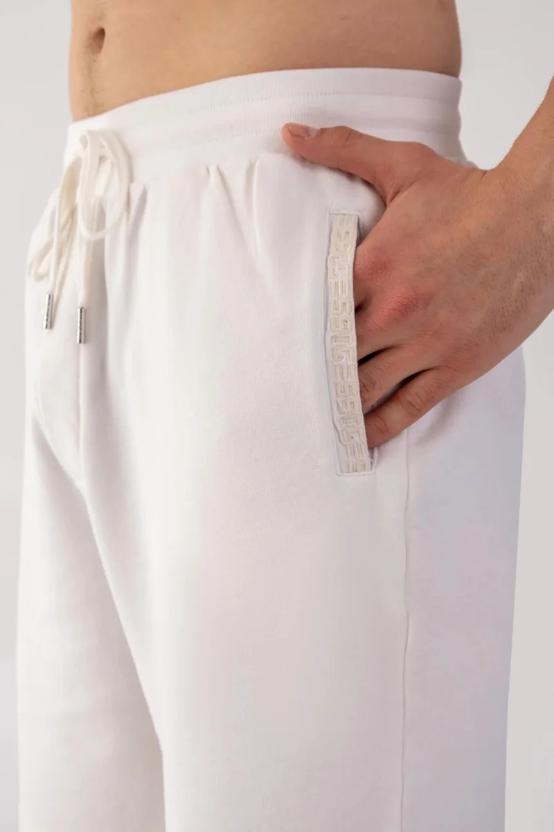 Esso5  Cross stitch logo shorts for Men | Best Price UAE
