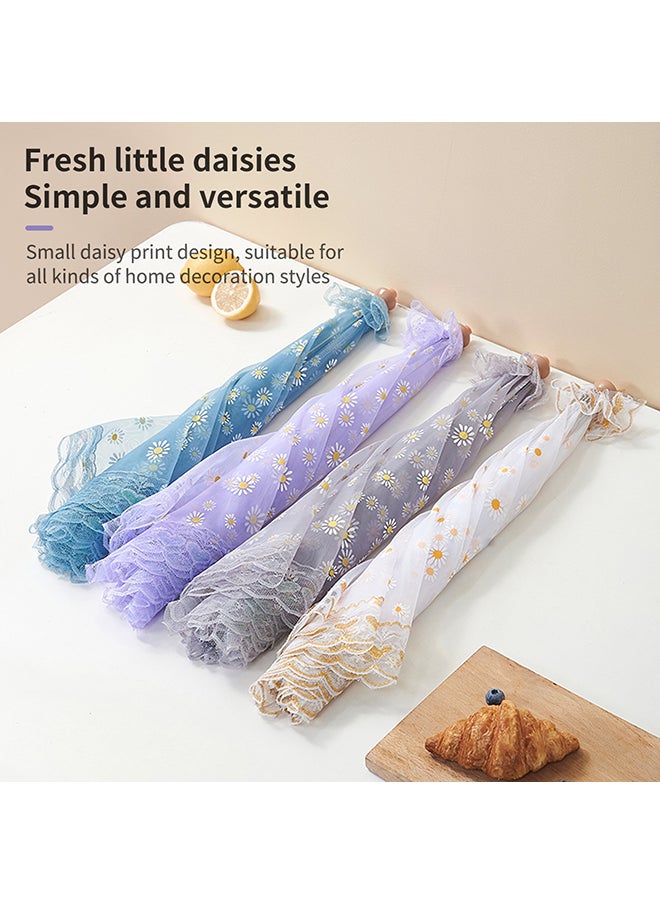 O Ozone Pop Up Picnic Net Food Cover Tent Mesh Food Cover Tent Large Size Reusable White Food Umbrella Avoid fly and insects flying into your food- White  - Image 2