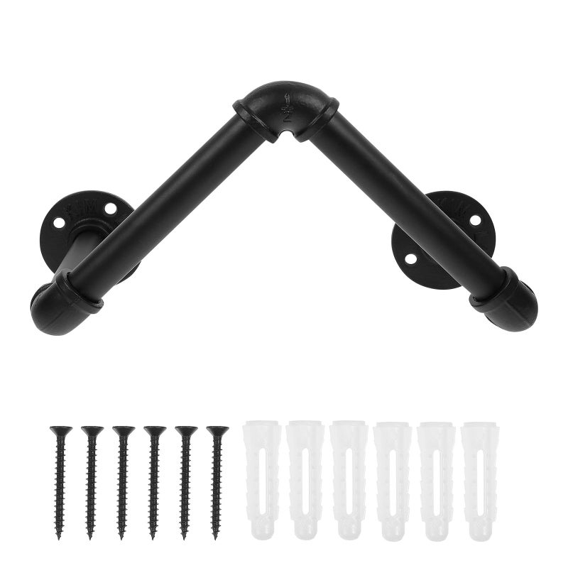Metal Floating Wall Mounted Towel Holder 27x16x15cm Multifunctional Rack for Bathroom Kitchen Storage - Image 2