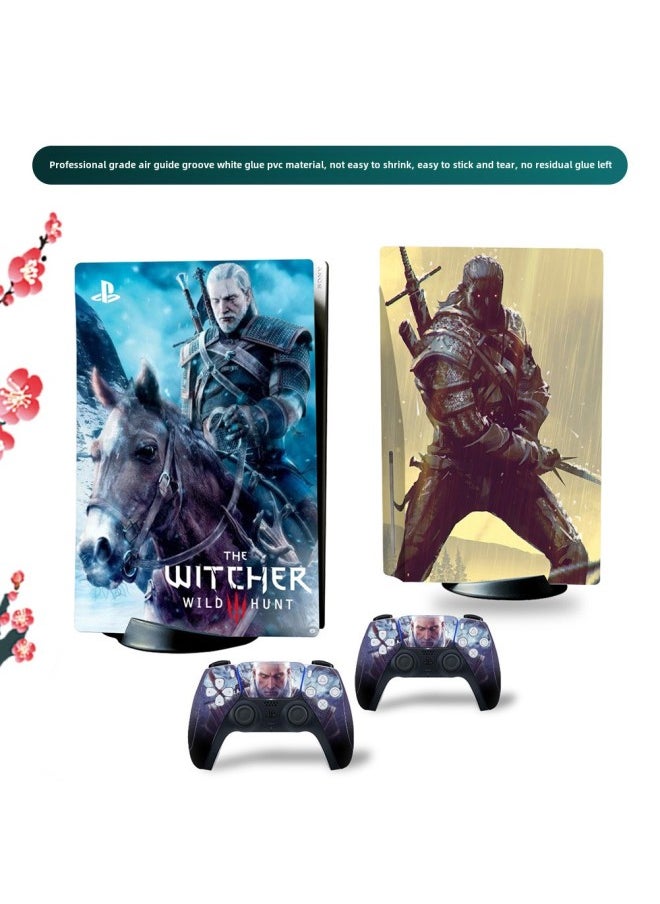 Generic - PS5 Sticker Digital Cyberpunk 2077 Game Host Sticker Color Film  Colorful Film-Color:1871 - Image 1