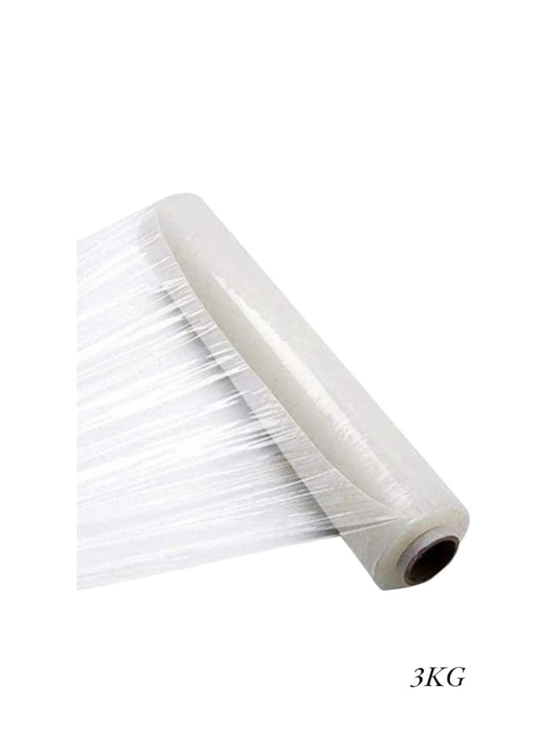 "3kg Transparent Wrap Film – Strong & Durable Cling Film for General Use" - Image 1