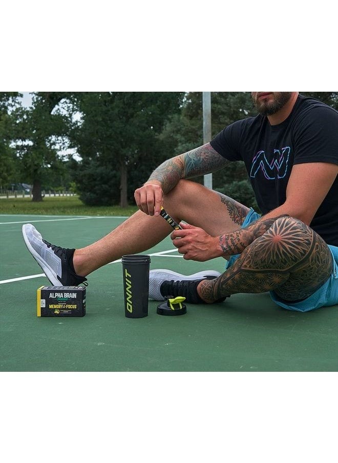 Onnit - Alpha Brain Instant - Pineapple Punch Flavor - Nootropic Brain Booster Memory Supplement - Brain Support for Focus, Energy & Clarity - Alpha GPC Choline, Cats Claw, L-Theanine, Bacopa - 30ct - Image 1