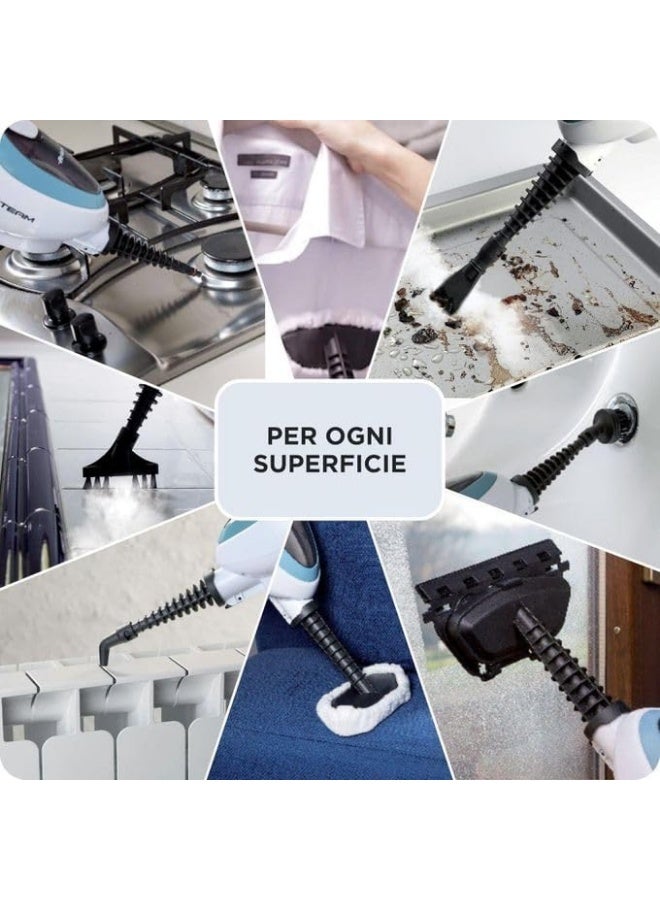 DSP Steam Mop,10 in 1 Multi Purpose Handheld Steamer Cleaner Detachable for Vinyl, Laminate, Carpet, Tile Hard Floor Grout w/ 2 pad, 1500W High Power, Includes 10 Accessories, Adjustable Steam & Height KD2071 - Image 5