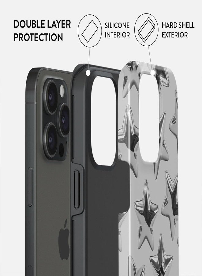 BURGA Phone Case for iPhone 15 Pro - Cute, Trendy, Aesthetic, Designer Pattern, 15pro Phone Cover, Hard Shell Protection - fits Apple iPhone 15 Pro Case for Women and Men - Image 2