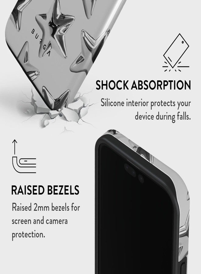 BURGA Phone Case for iPhone 15 Pro - Cute, Trendy, Aesthetic, Designer Pattern, 15pro Phone Cover, Hard Shell Protection - fits Apple iPhone 15 Pro Case for Women and Men - Image 4