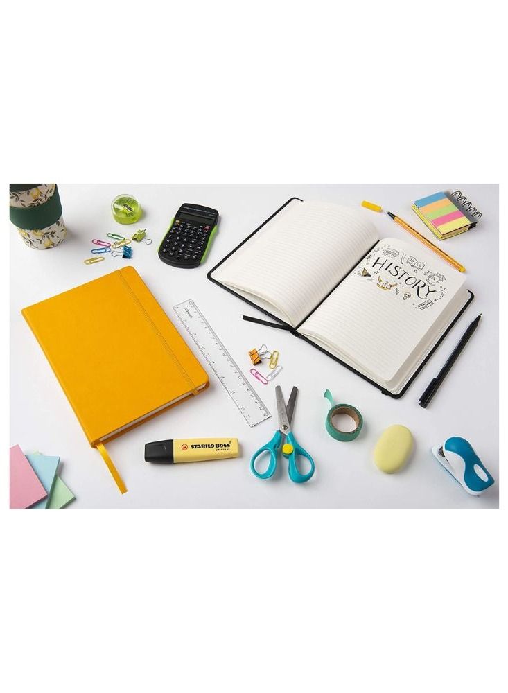 Collins A5 Legacy Feint Ruled Notebook Bright Orange - Image 3