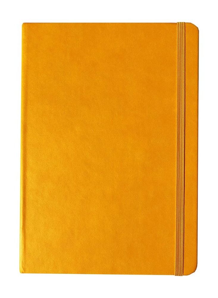 Collins A5 Legacy Feint Ruled Notebook Bright Orange - Image 1