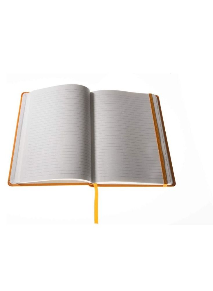 Collins A5 Legacy Feint Ruled Notebook Bright Orange - Image 2