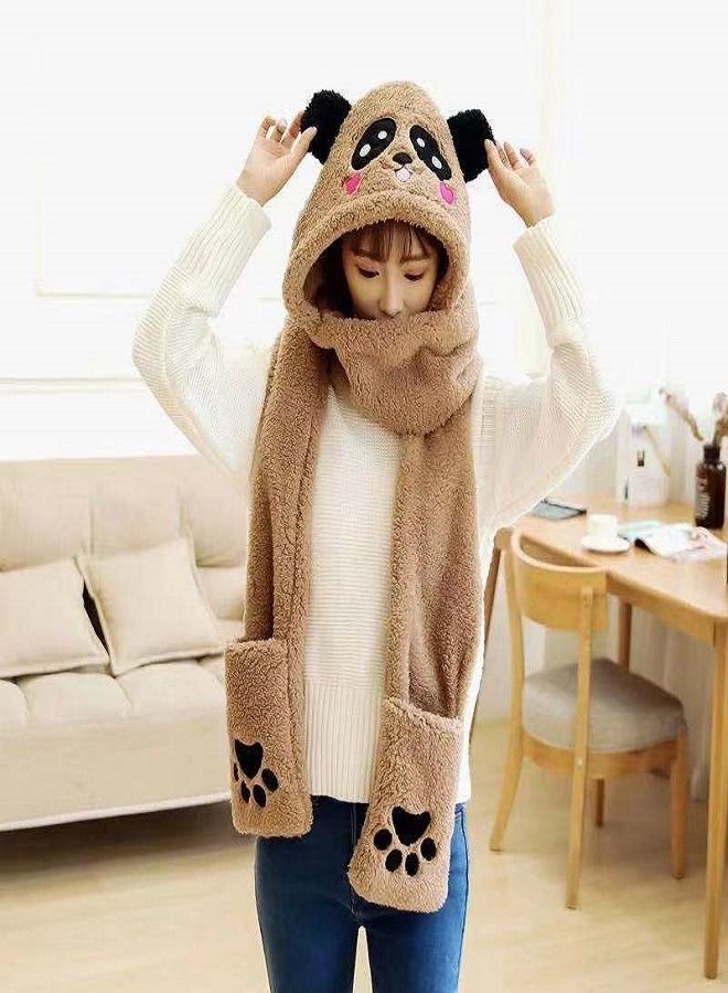 Rabbits Ear Hat Ears Movable Hat Glow Rabbits Ears Cap Plush Airbag Hats Caps Cute Hat For Girl Gift  - Image 1