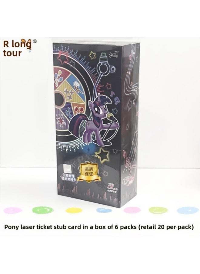 Card Game Nezha: The Demon Boy Naohai Card Full Box Dou Tian Pack No. 1 Card Blind Box Movie Fengshen List Peripheral-Color:Xiaoma Laser Ticket Stub Card 1 Box 6 Packs (retail 20 Per Pack)  - Image 1